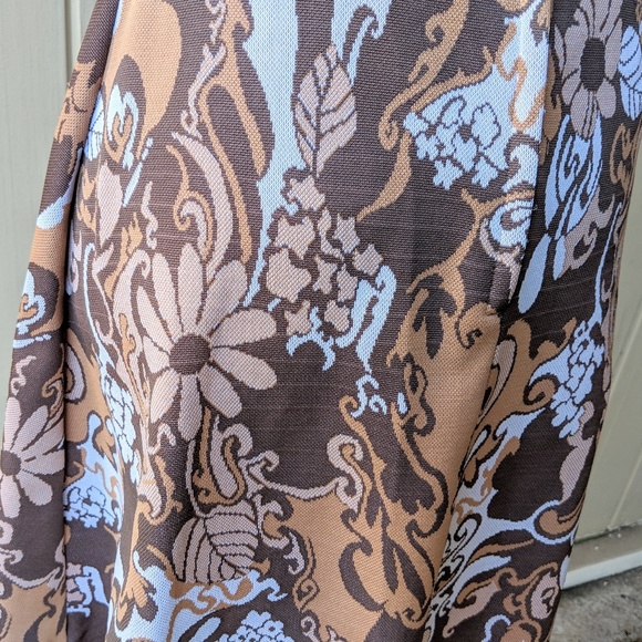 Vintage 1960s Psychedelic Floral Dress - Picture 6 of 8